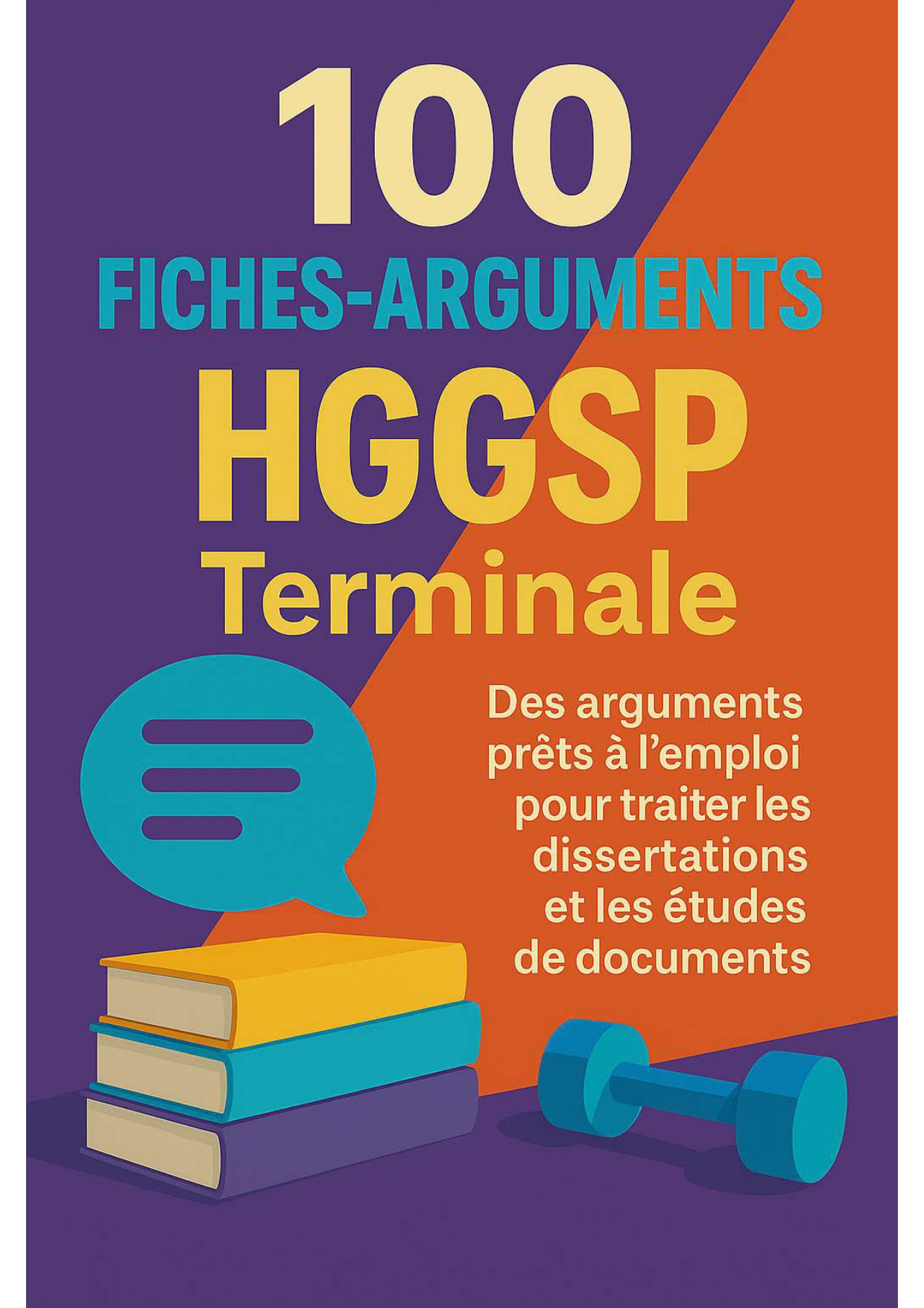 Couverture Ebook 100 Fiches-Arguments HGGSP Terminale